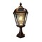 Gama Sonic Royal Bulb Solar Light, GS Solar Light Bulb, Pier Mount, Brushed Bronze 98B111 - alternate 1